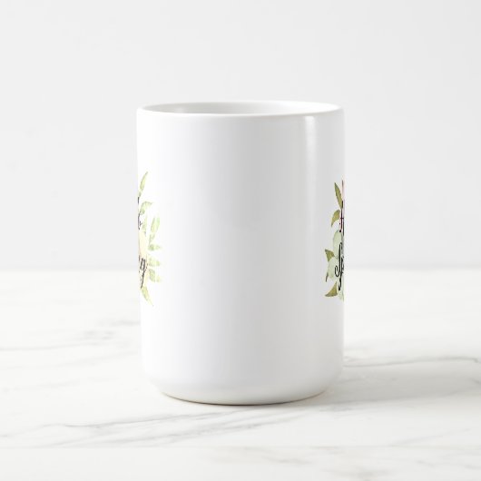 Mug Hello Spring Pastel Fleurs aquarelles (Centre)