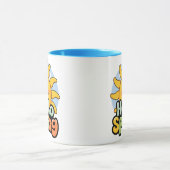 Mug Hello Spring : Soleil Souriant et Ciel Bleu (Centre)