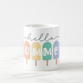 Mug Hello Summer Popsicle coloré (Centre)