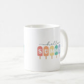 Mug Hello Summer Popsicle coloré (Devant droit)