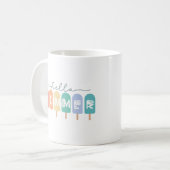 Mug Hello Summer Popsicle coloré (Devant gauche)