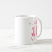 Mug Hello Ten Double Chiffres Cute Coquette Bow 10th B (Devant droit)