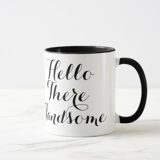 Mug Hello There belle typographie (Droite)