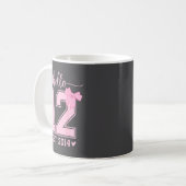 Mug Hello Twelve Est 2014 12th Birthday Coquette 12 Ye (Devant gauche)