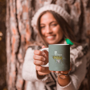 Mug Hello Winter Texas Forest Snow Scene