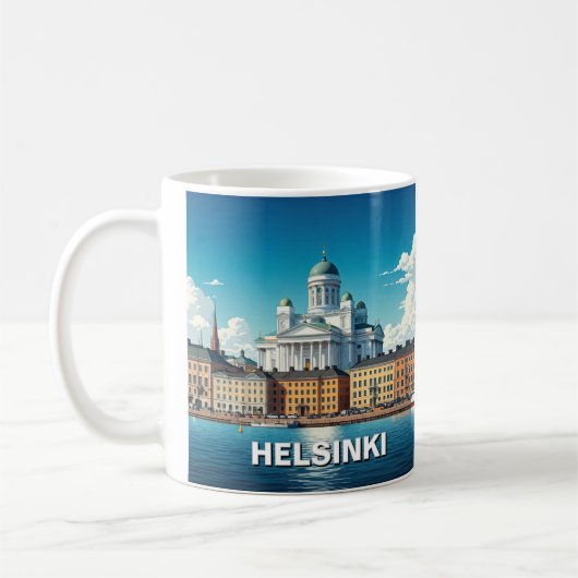 Mug Helsinki Finlande Voyages (Gauche)