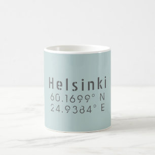 Mug Helsinki Latitude Longitude