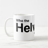 Mug Helvectica01 (Gauche)