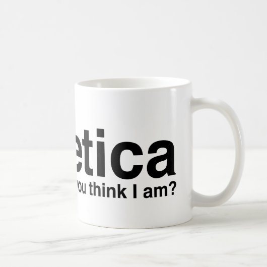 Mug Helvectica01 (Droite)