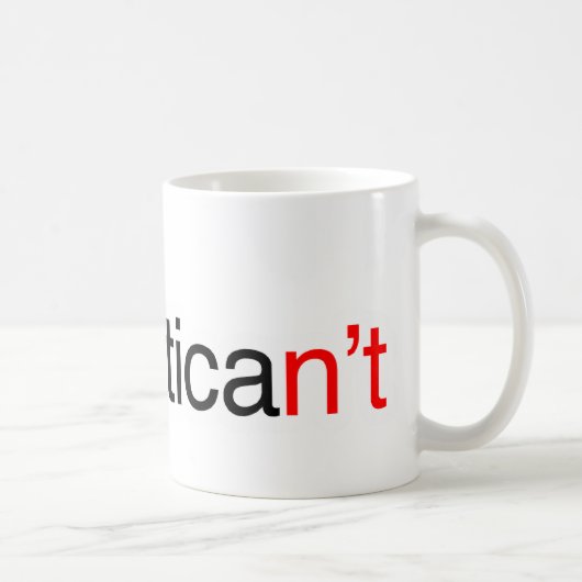 Mug helvetican non (Droite)
