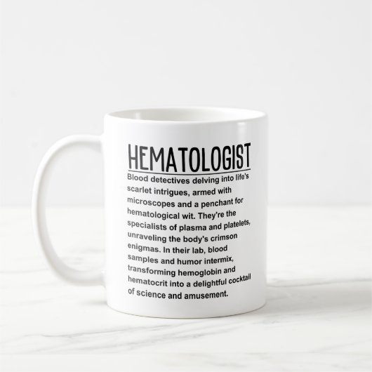 Mug Hématologue (Gauche)