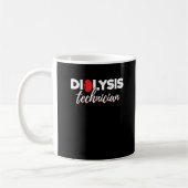 Mug Hémodialyse Nephrologie Tech - Technicien en dialy (Gauche)
