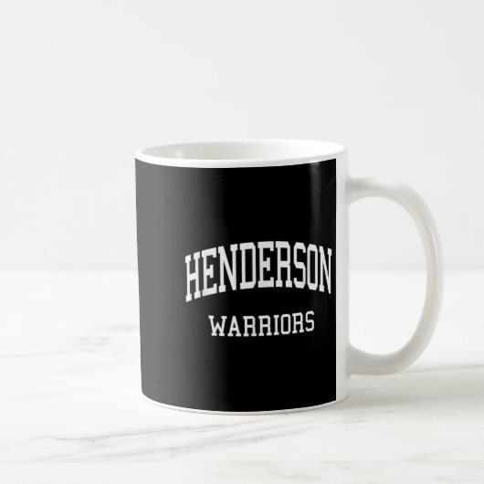 Mug Henderson High School Hest West Chester Pa Retro S (Droite)