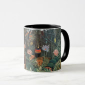 Mug Henri Rousseau Le rêve Jungle Fleurs Surréalisme (Devant droit)