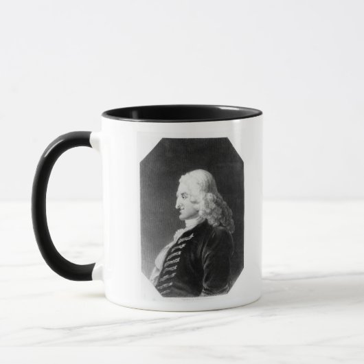 Mug Henry Fielding a gravé par Samuel Freeman (Gauche)