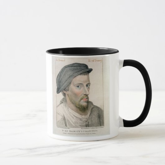 Mug Henry Howard, comte de Surrey (c.1517-47) gravé (Droite)