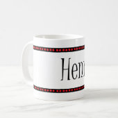 Mug Henry pointille le nom (Devant gauche)
