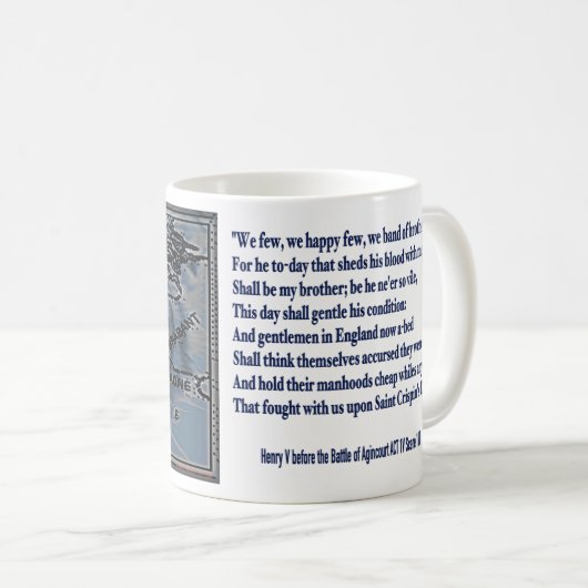 Mug Henry V "bande des frères " (Devant droit)