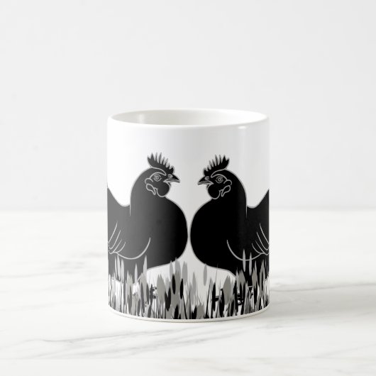 Mug Hens~Silhouette (Centre)