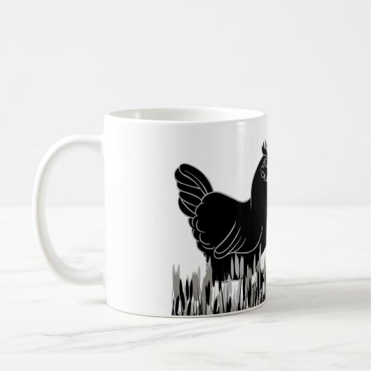Mug Hens~Silhouette (Gauche)