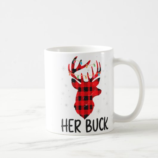 Mug Her Buck Deer Hunting Christmas Husband Gift Coupl (Droite)