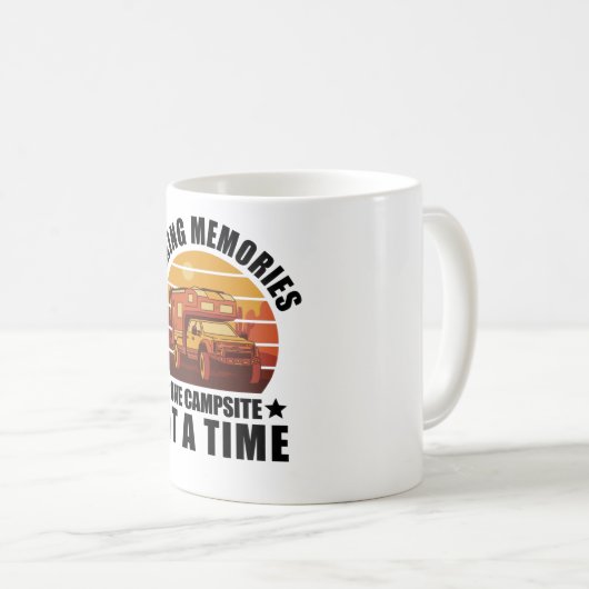 Mug Herbe de Funny Van Road (Devant droit)