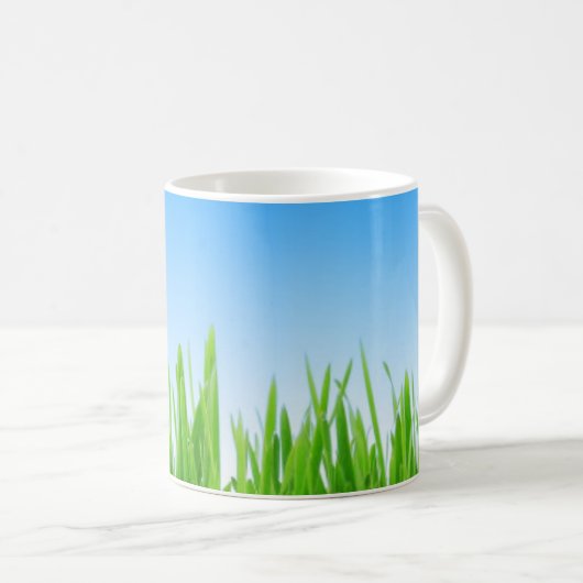 Mug Herbe et ciel (Devant droit)