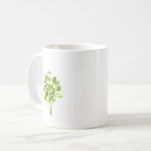 Mug Herbes de persil Verdure verte aquarelle rustique (Devant gauche)