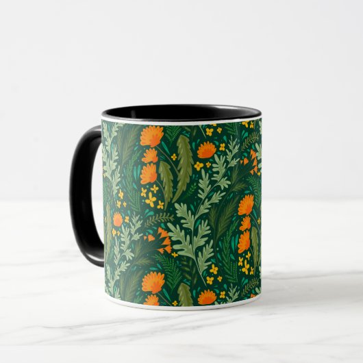 Mug Herbes et fleurs des champs (Devant gauche)