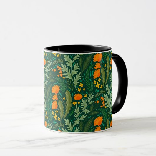 Mug Herbes et fleurs des champs (Devant droit)