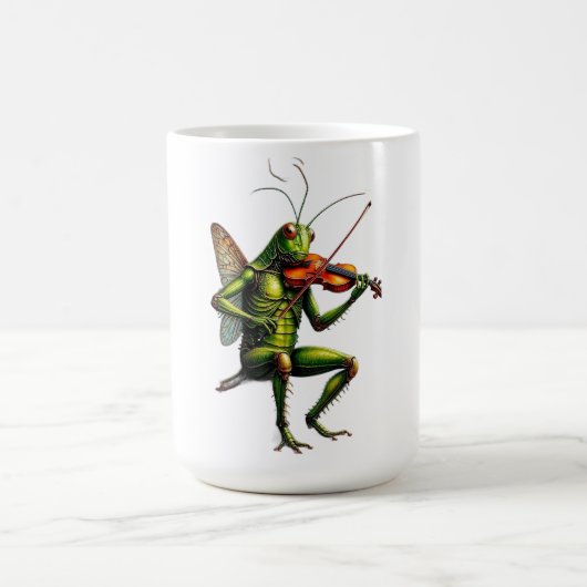 Mug Herbier Joueur de Violon Graphique Manches Longues (Centre)