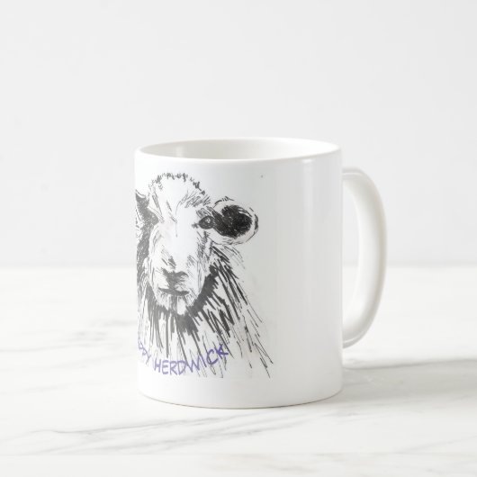 Mug Herdwick heureux (Devant droit)