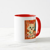 Mug Here Comes Santa Claws! Cute & Funny Cat (Devant droit)