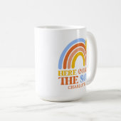 Mug Here Comes The Son Rainbow Boy Baby Shower (Devant droit)