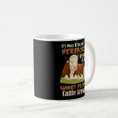 Mug Hereford Cattle Cow Herbe Hereford Breede (Devant droit)