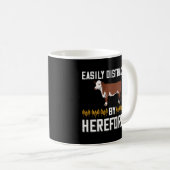 Mug Hereford Cow Cattle Bull Beef Farm (Devant droit)