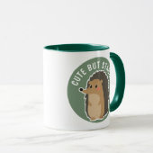 Mug Hérisson adorable : mignon, mais stable (Devant droit)