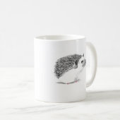 Mug Hérisson adorable peinture d'animaux mignons (Devant droit)