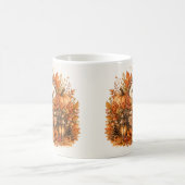 Mug Hérisson aquarelle cosy d'automne (Centre)