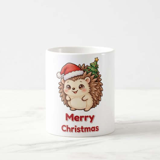 Mug Hérisson Arbre de Noël Joyeux Noël (Centre)