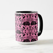 Mug Hérisson Art populaire (Devant droit)