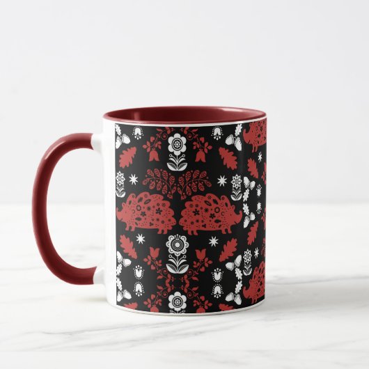 Mug Hérisson Art populaire (Gauche)