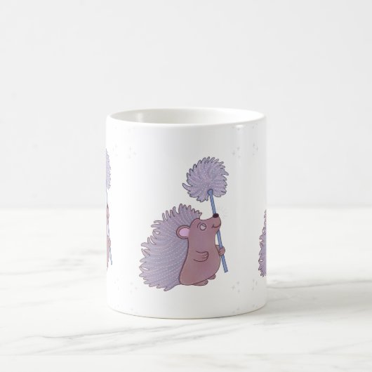 Mug Hérisson avec Pissenlit | Douce Art Populaire de l (Centre)