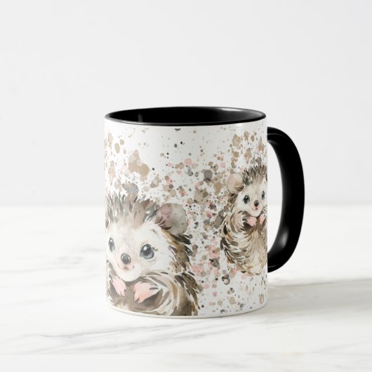 Mug Hérisson bébé mignon (Devant droit)