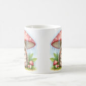 Mug Hérisson Bébé mignon Sous Parapluie De Champignons (Centre)
