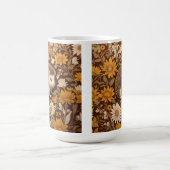 Mug Hérisson Brown Floral William Morris Inspiré (Centre)