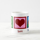 Mug Hérisson d'amour pour la paix (Centre)