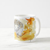 Mug Hérisson Dans Feuilles D'automne (Devant droit)