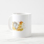 Mug Hérisson Dans Feuilles D'automne (Devant gauche)