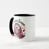 Mug Hérisson de cacao chaud automne (Devant gauche)